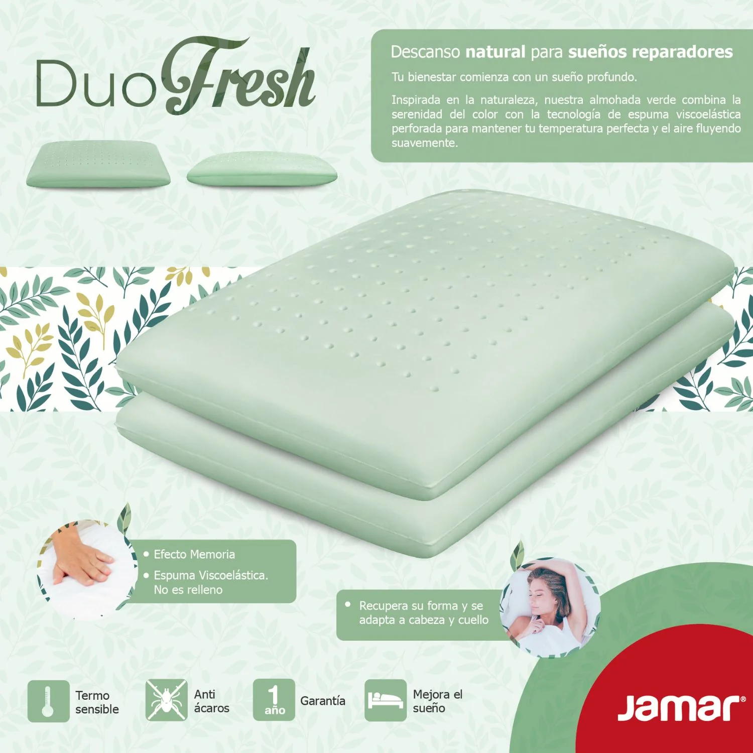 Almohada Viscoelastica Fresh Setx2 - Image 3