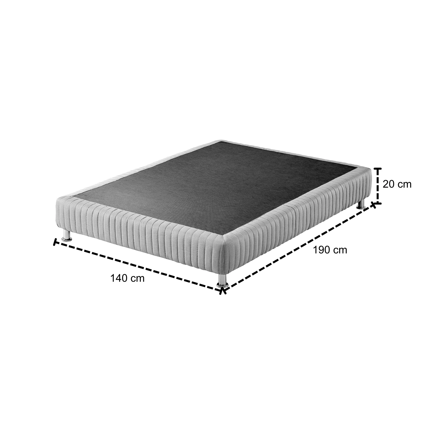 Base Cama Doble Energy Gris - Image 4