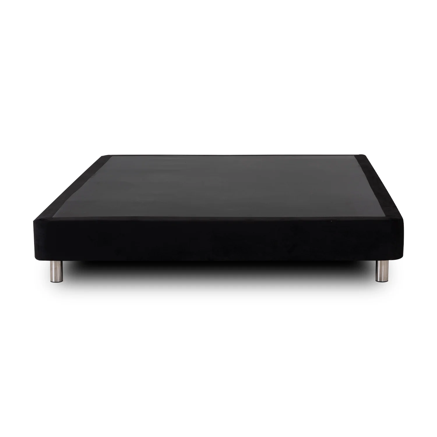 Base Cama Doble Napoli Microfibra Negro - Image 2