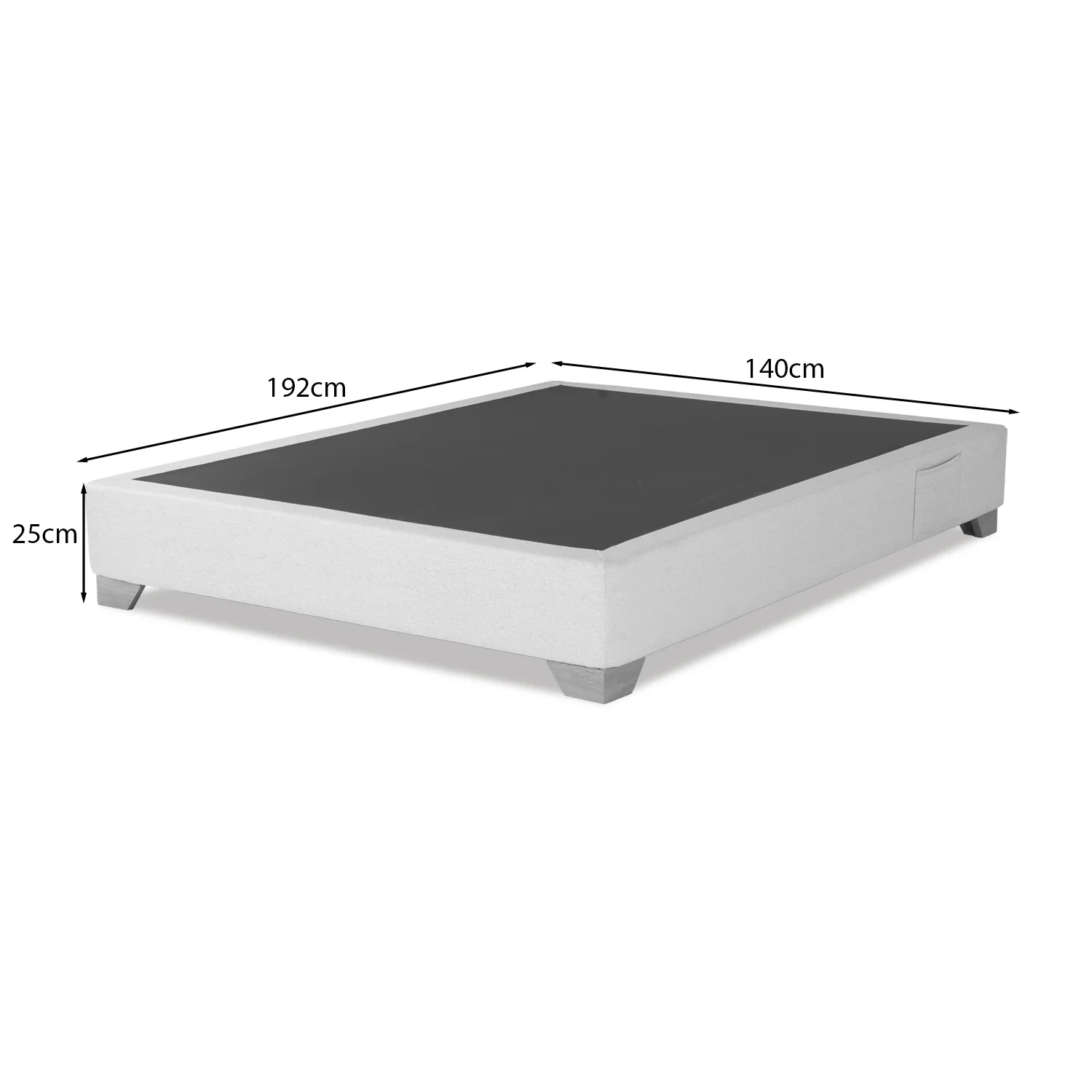 Base Cama Doble Taylor Eurolino Marfil - Image 4