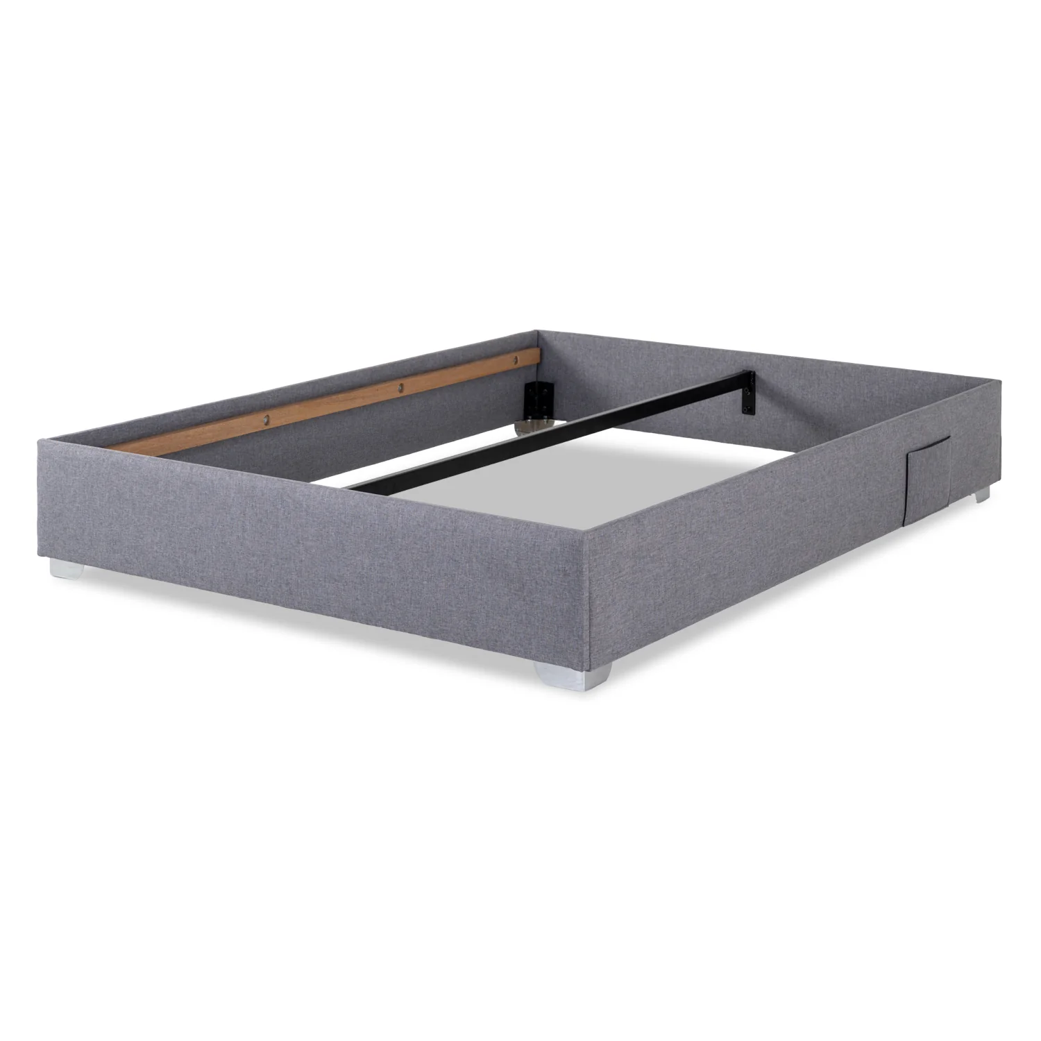 Base Cama Queen Pier Desarmable Gris - Image 4