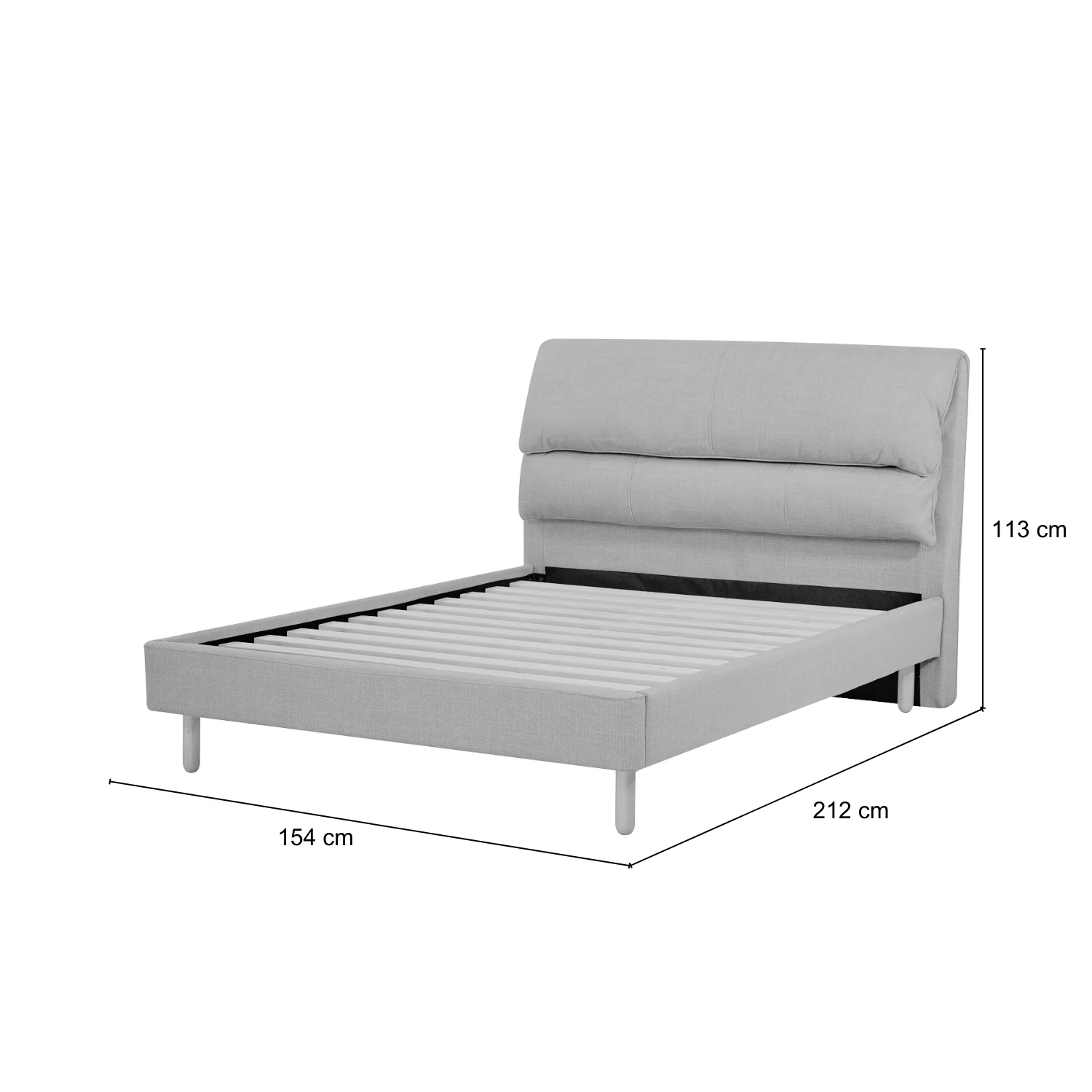 Cama Doble Cameron Beige - Image 8