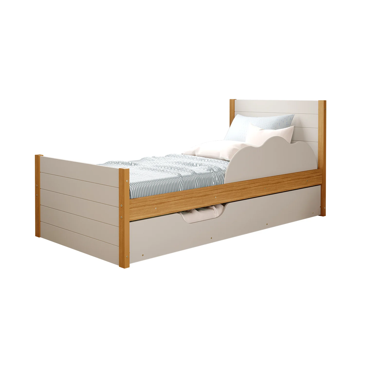 Cama Nido 1.00 Gerry Natural, Off White - Image 4