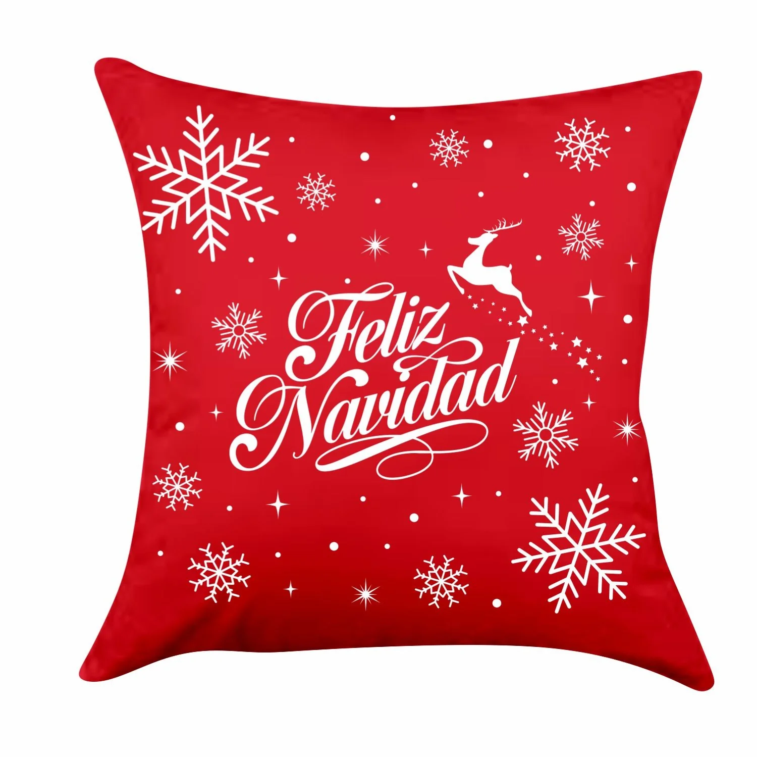 Cojin 45X45 Rojo Feliz Navidad