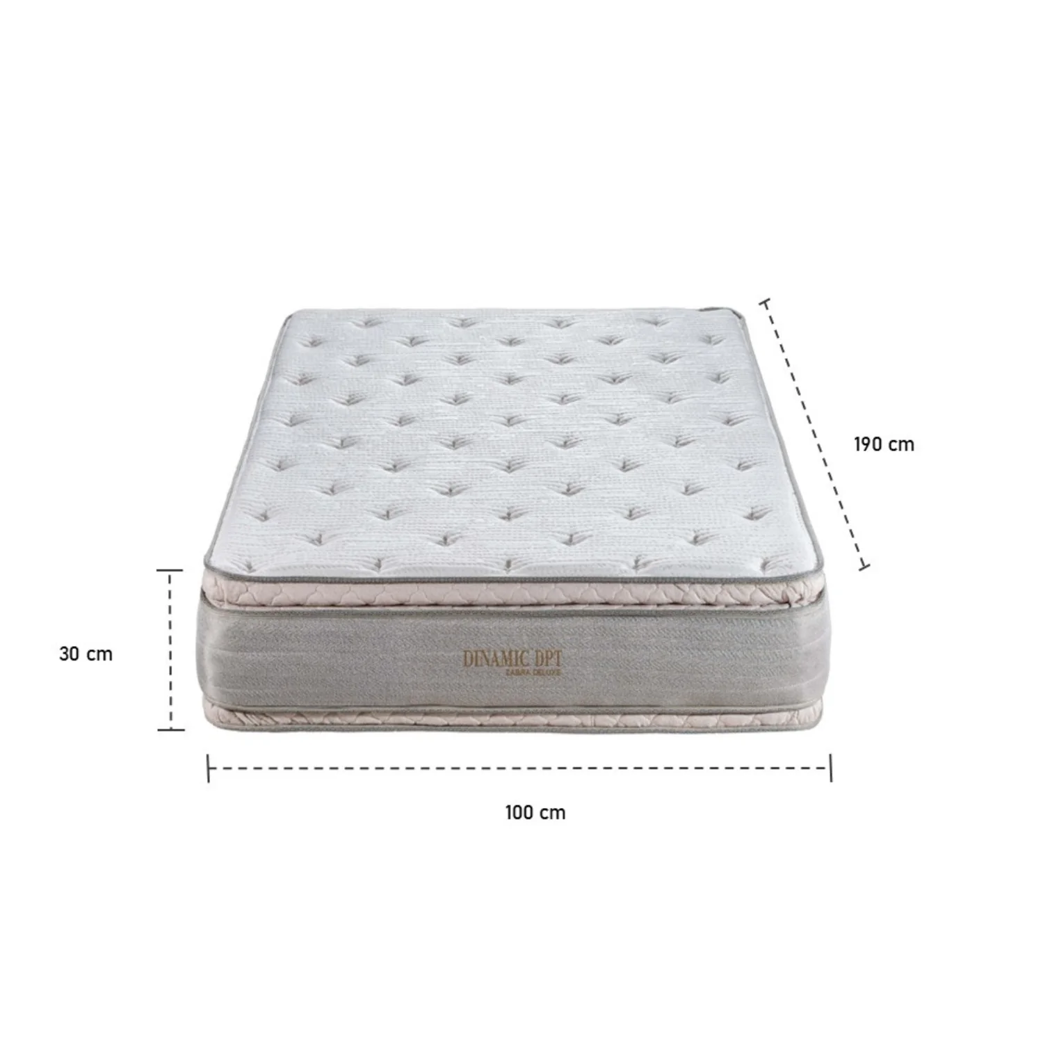 Colchón 1.00 Dinamic Deluxe Doble Pillow Top (Garantia 10 Años) - Image 6