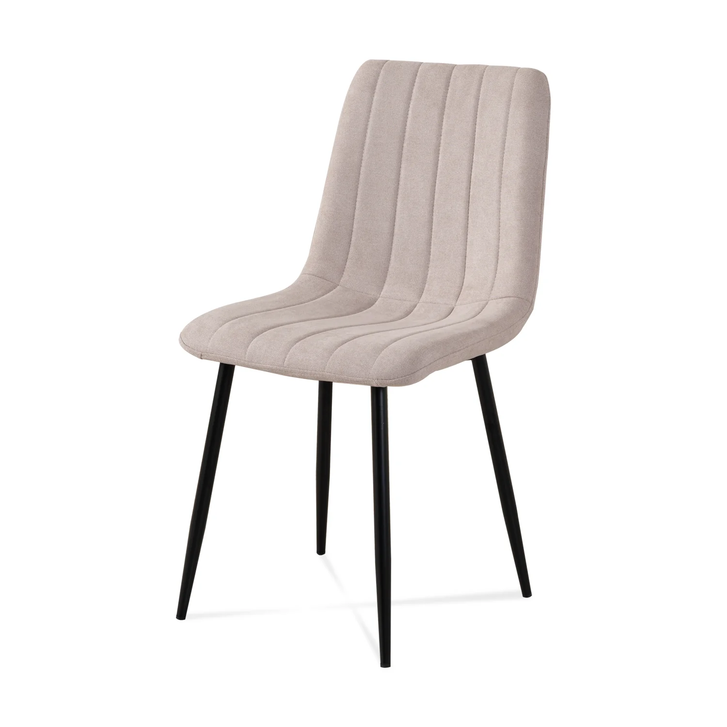 Comedor 4 Puestos Hodson Microfibra Beige, Negro - Image 3