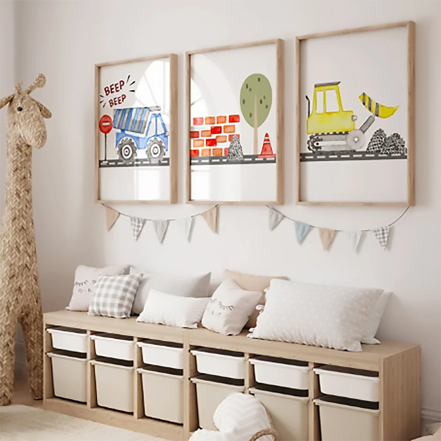 Cuadro Infantil 120X60 Constructor Setx3 - Image 2