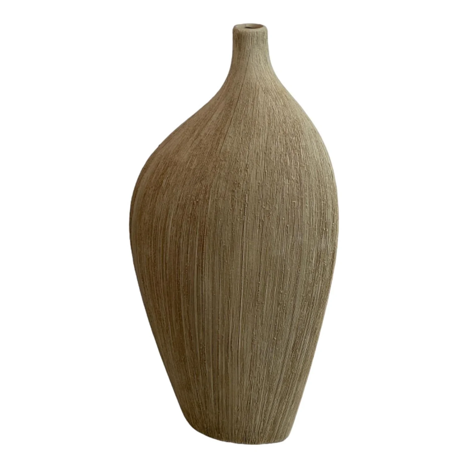 Jarron  8X18X30.5 Gris Matte F243 - Image 2