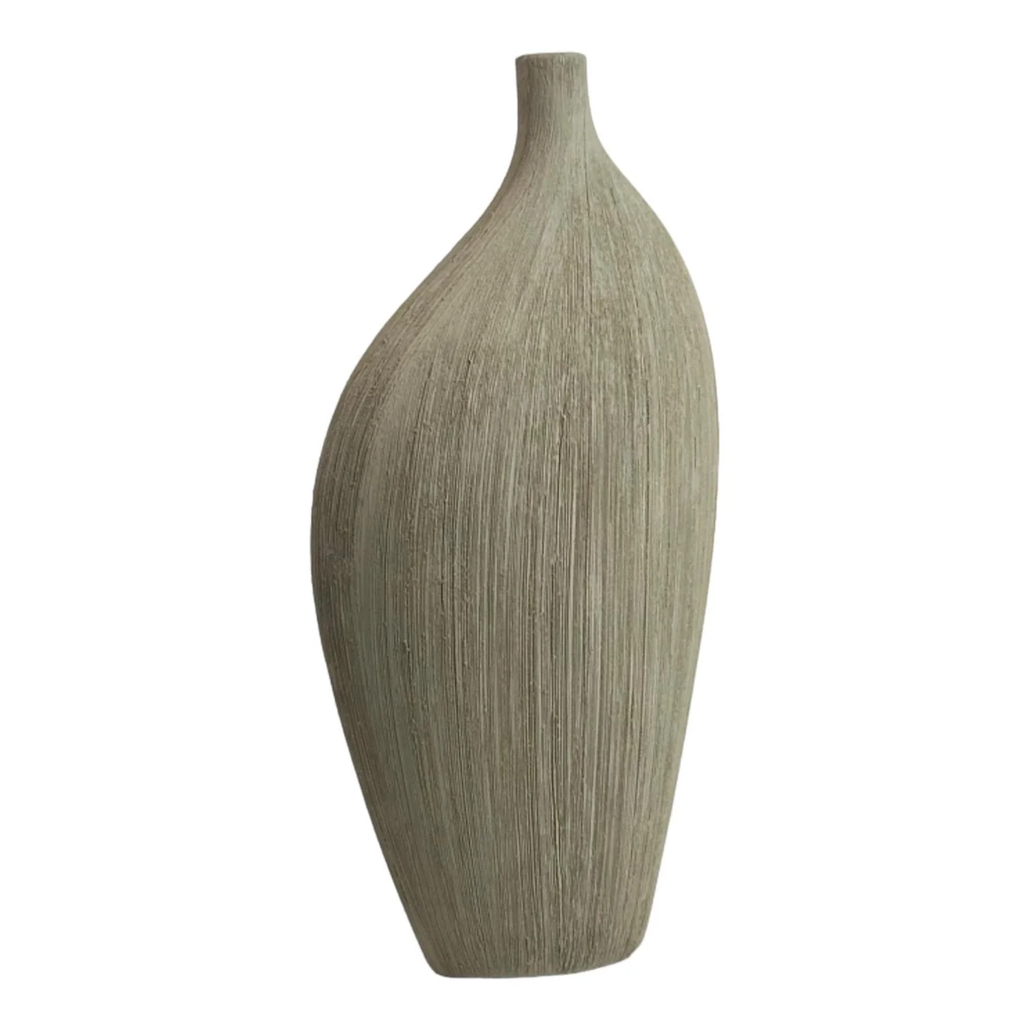 Jarron  8X18X30.5 Gris Matte F243 - Image 4