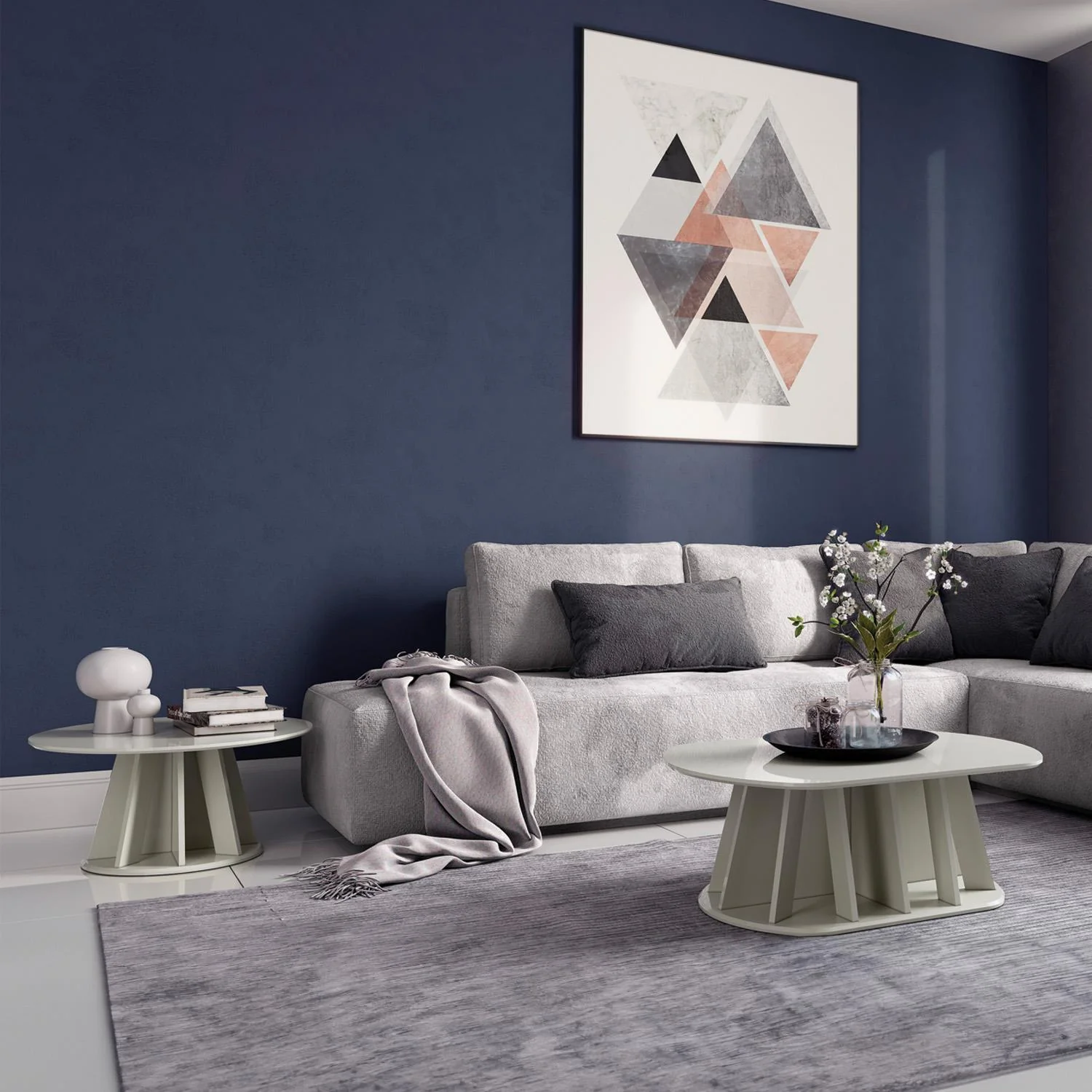 Mesa Centro Iris 90X35X70 Off white