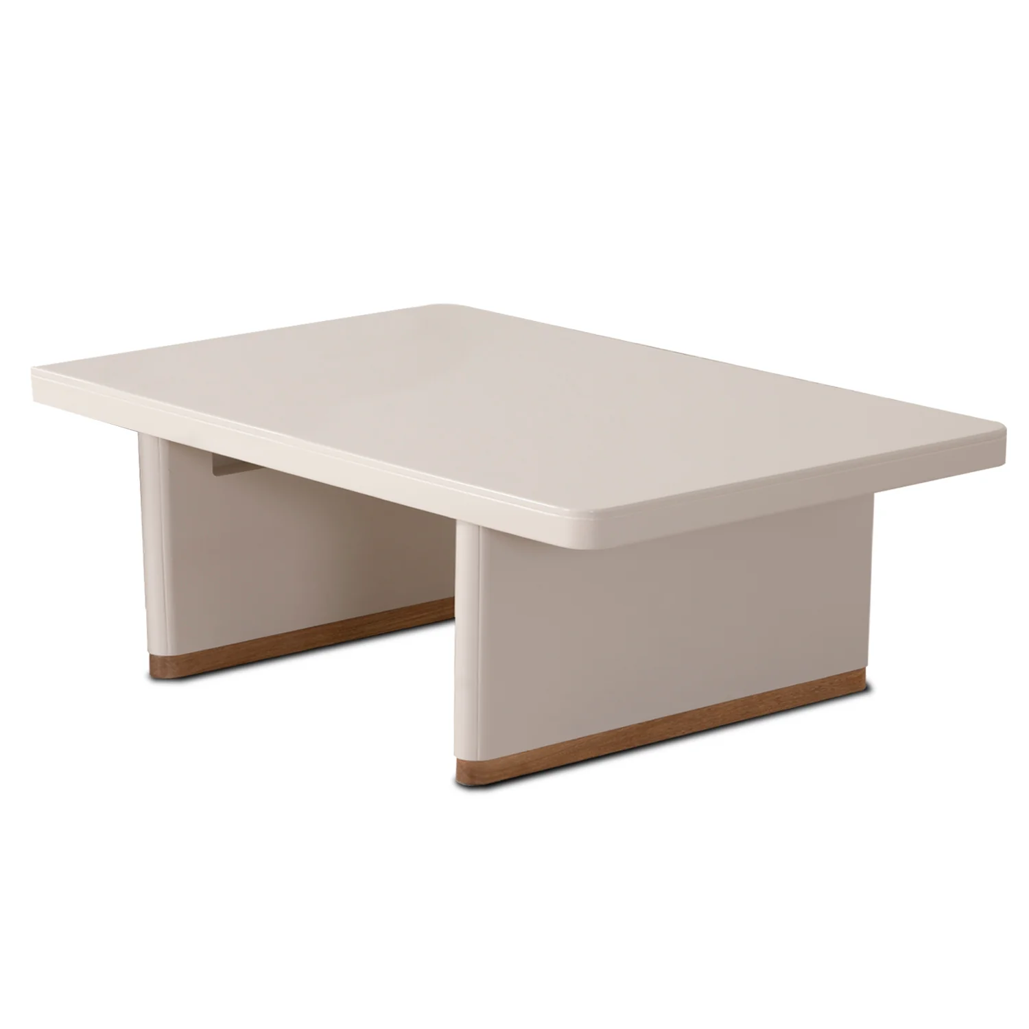 Mesa De Centro Bonn Beige, Natural Rectangular Premium - Image 2