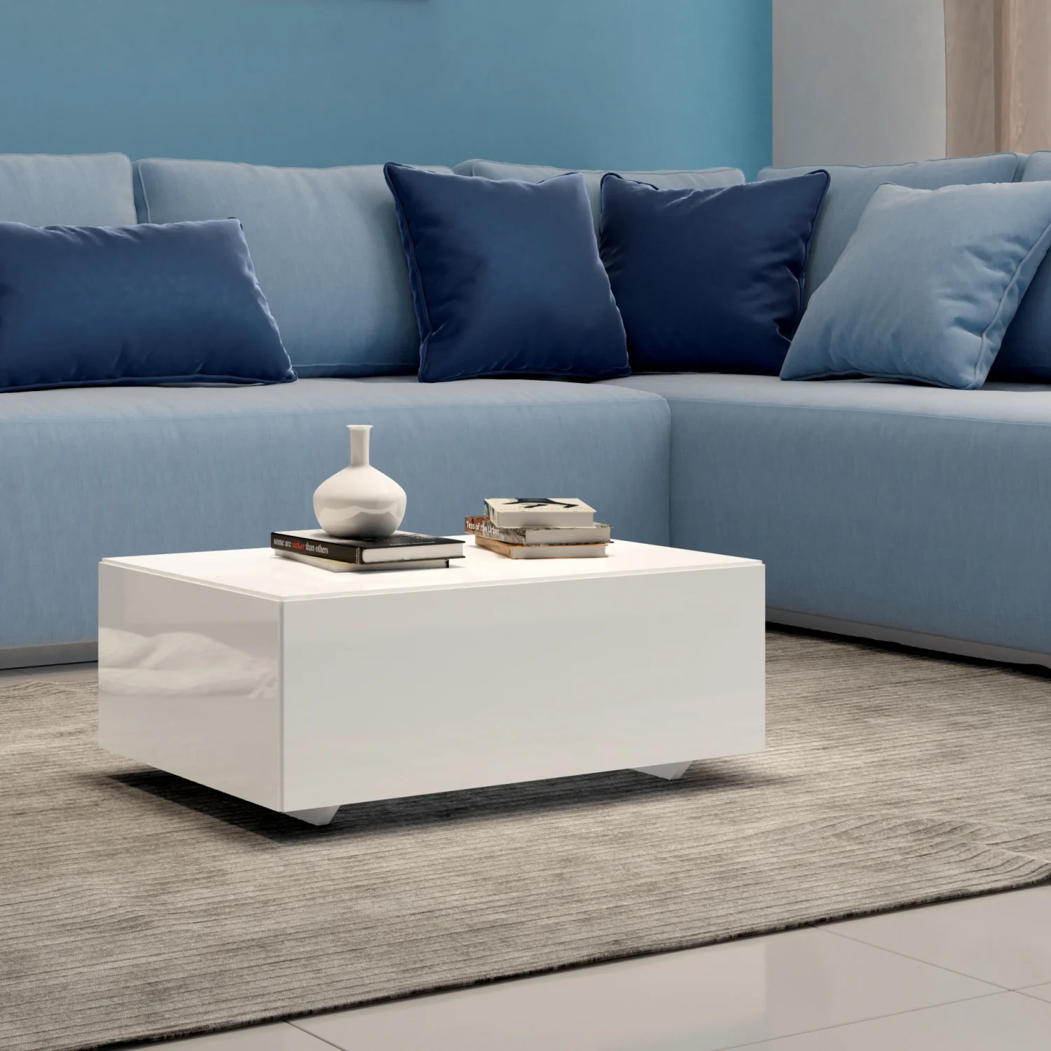 Mesa de Centro Kansas Blanco - Image 2