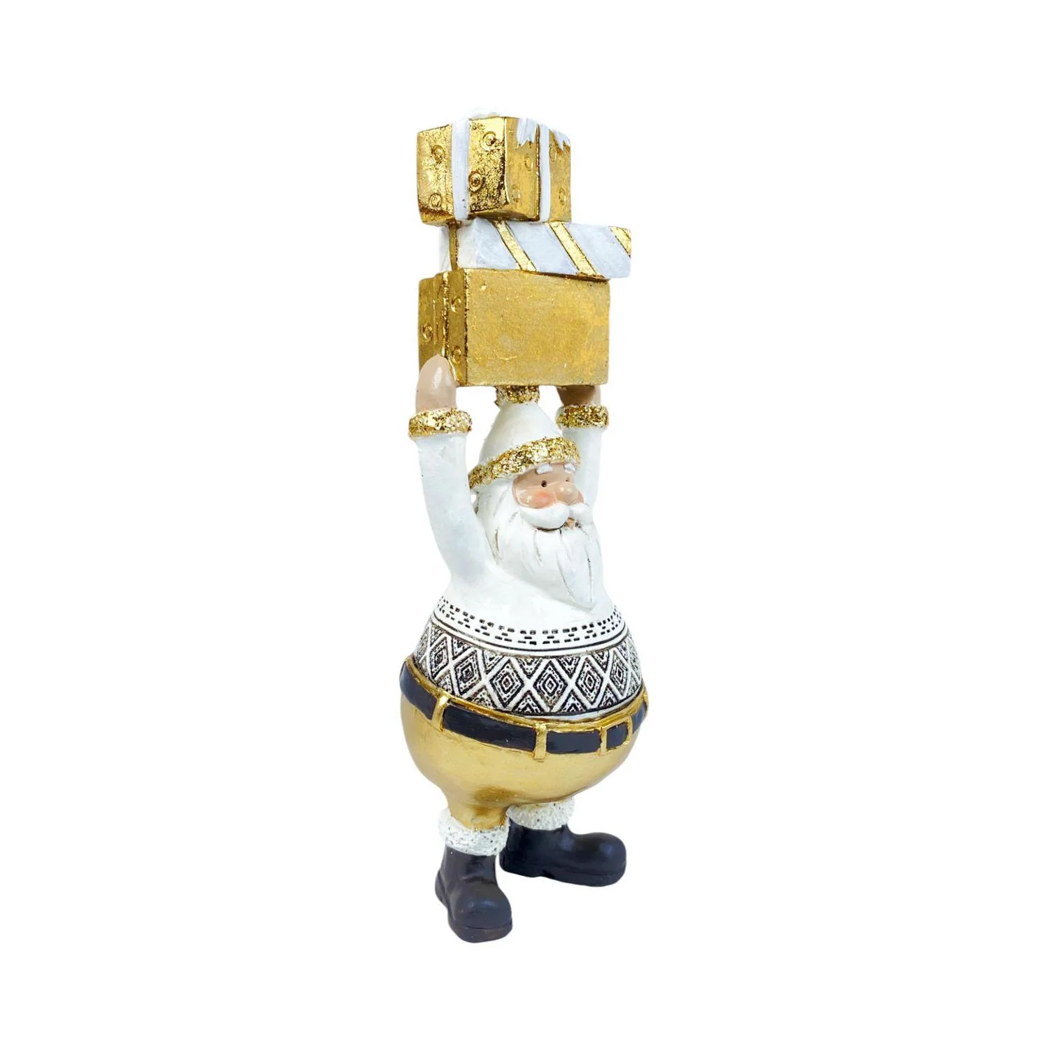 Santa Deco 8X22  Dorado Navidad F251 - Image 2