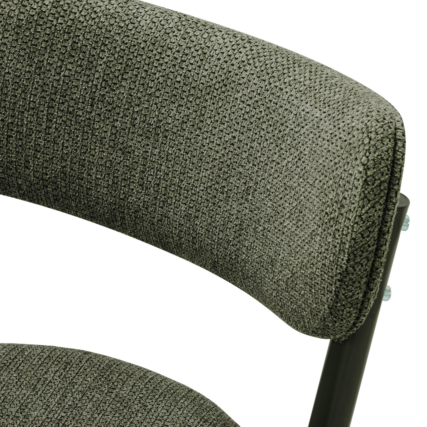 Silla Para Barra Arthur Lino Verde Olivo Premium - Image 3