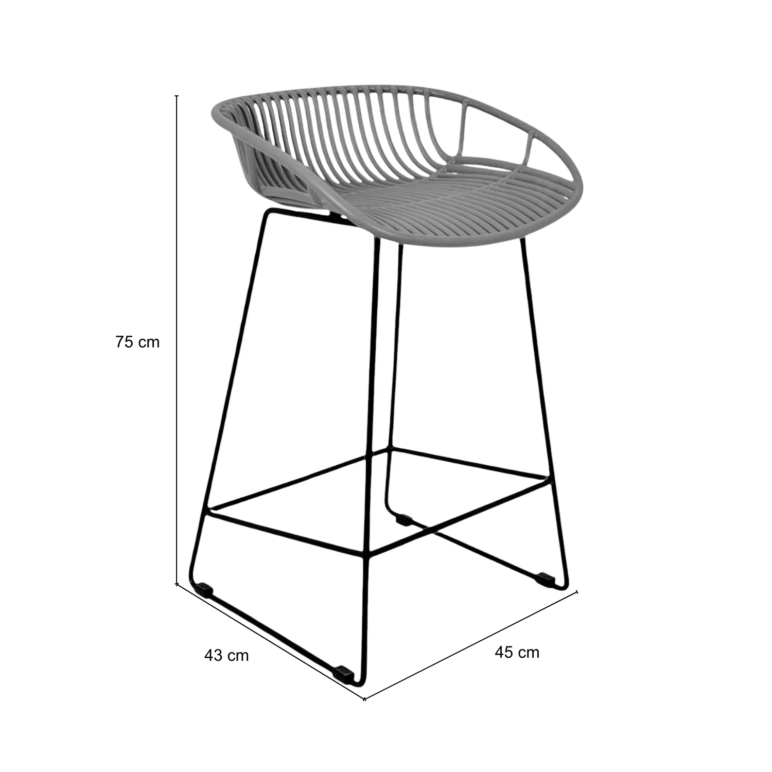 Silla Para Barra Auri Terra 45X43X77 - Image 5