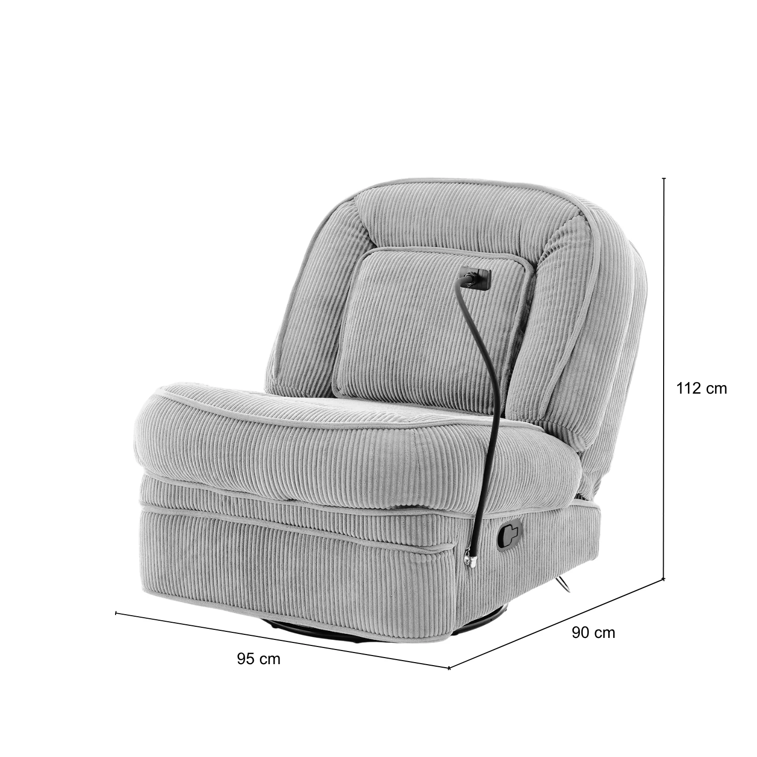 Silla Reclinable Gary Pana Verde - Image 7