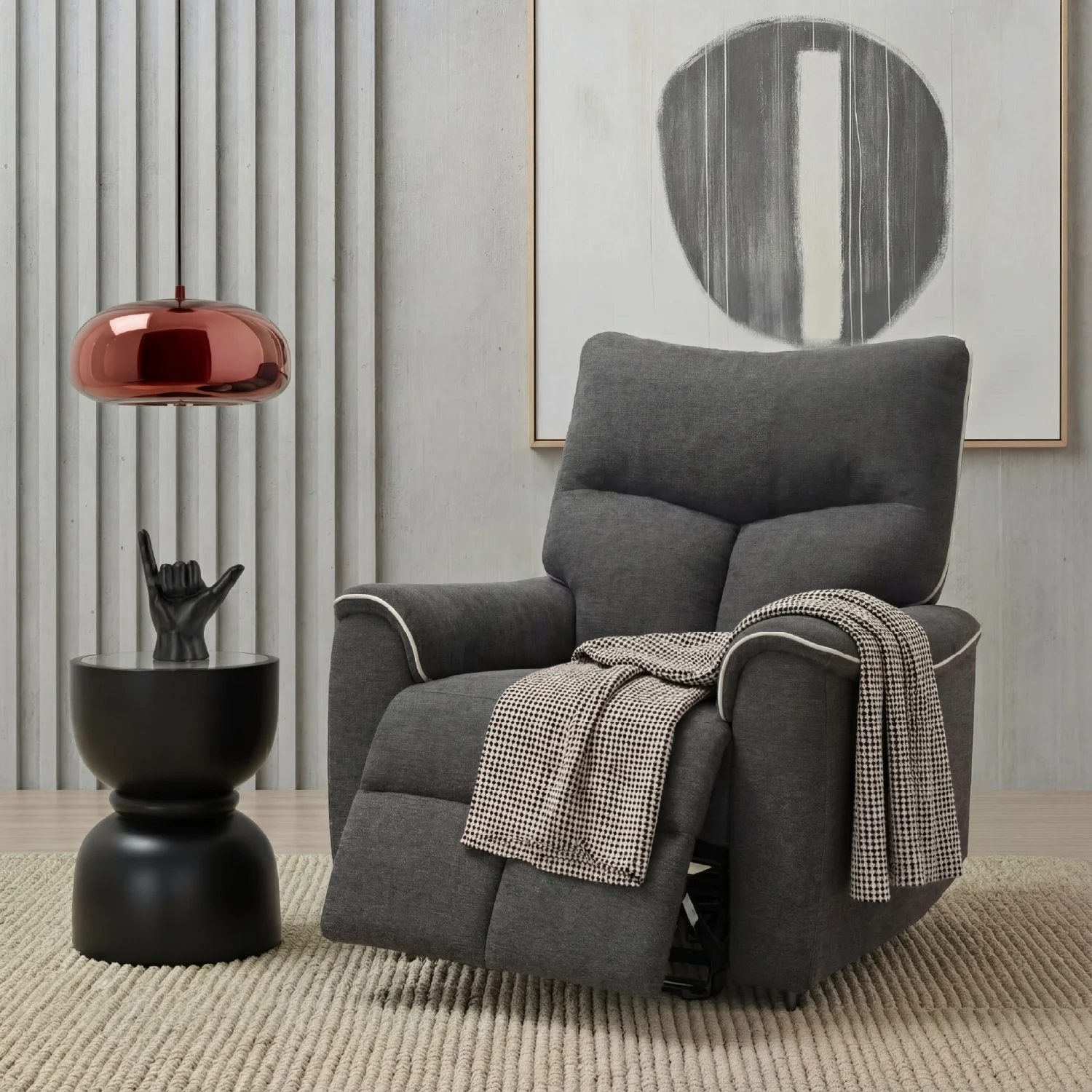 Sillón Reclinable Zeus Pana Gris - Image 2