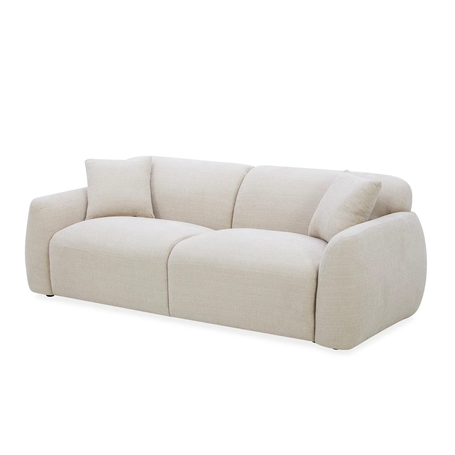 Sofa 3 Puestos Aurora Chenille Beige - Image 3