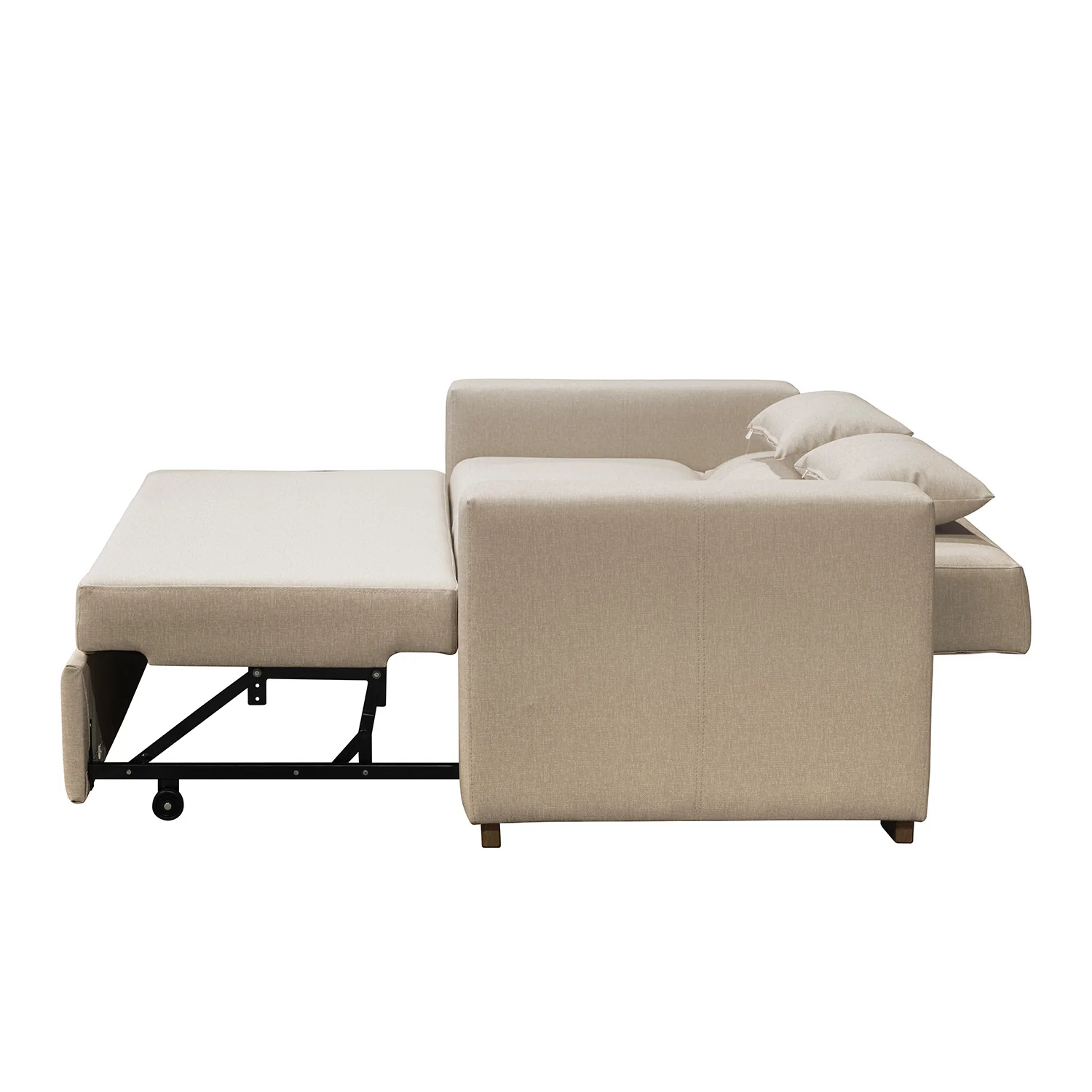 Sofá Cama Viena Eurolino Marbella Marfil, Natural 160 - Image 12